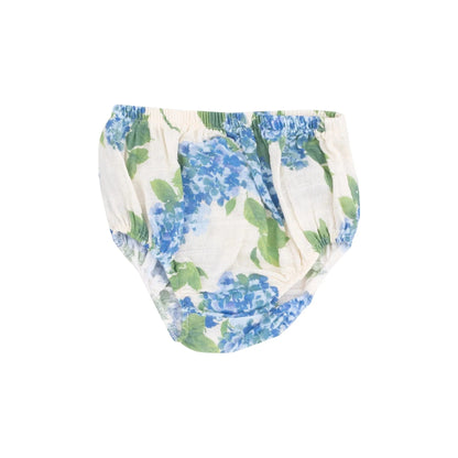 Paperbag Ruffle Sundress - Watercolor Hydrangeas Angel Dear Lil Tulips