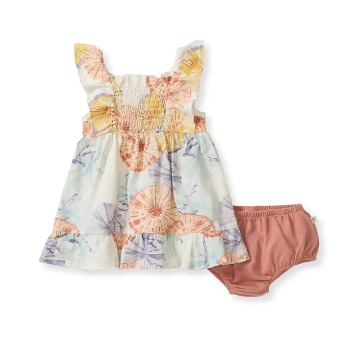 Parasols Organic Cotton Dress Burt's Bees Baby Lil Tulips