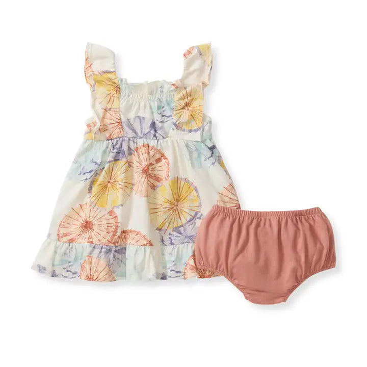 Parasols Organic Cotton Dress Burt's Bees Baby Lil Tulips
