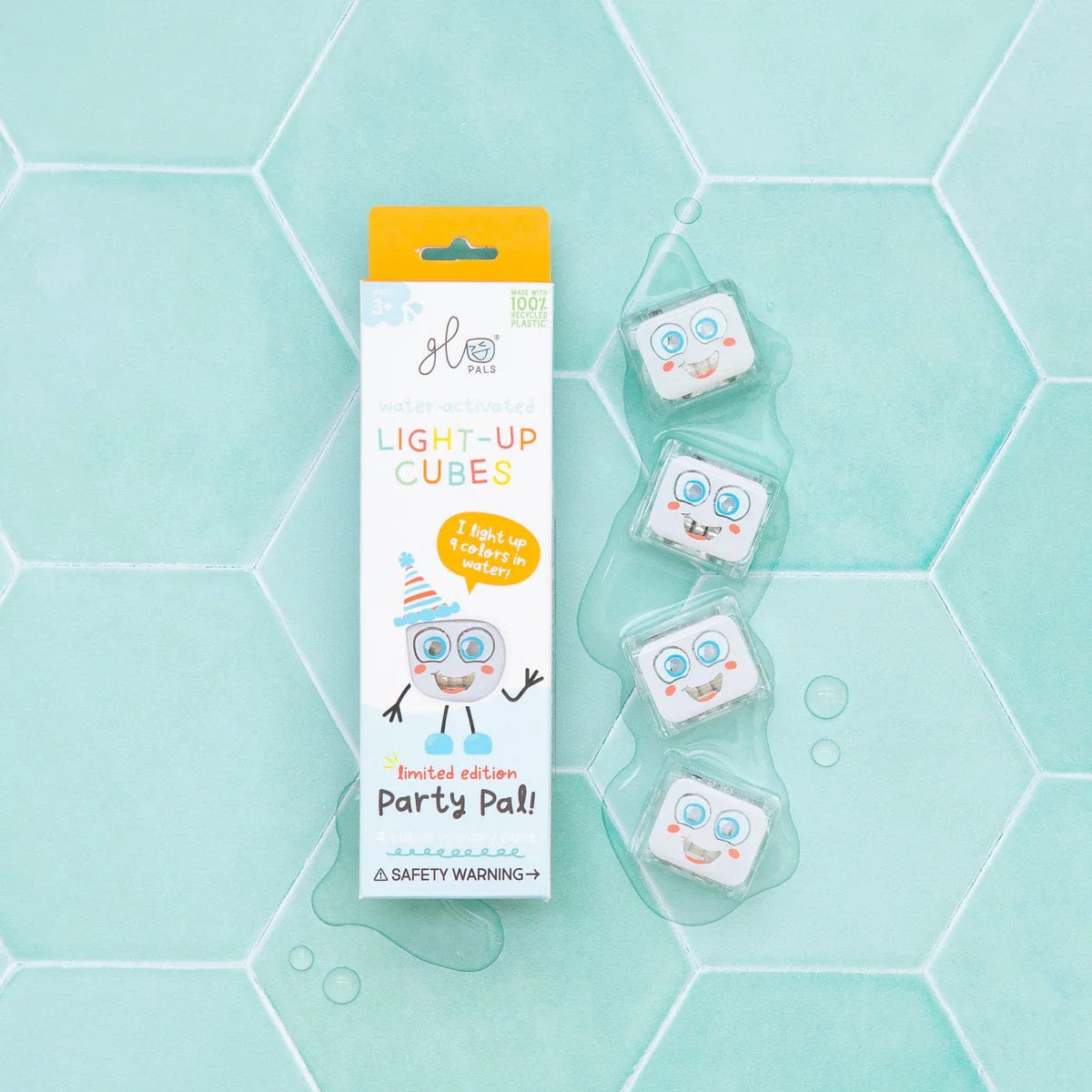 Party Pal - Multi Color Light Up Cubes Glo Pals Lil Tulips