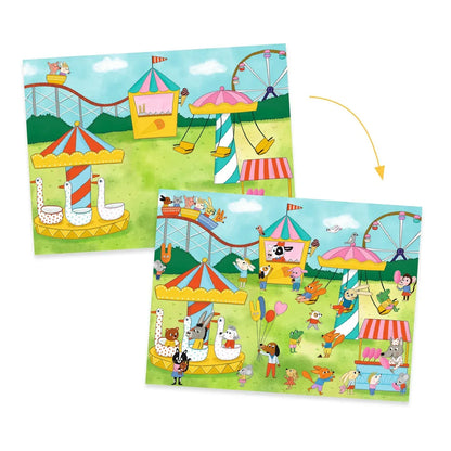 Party Time Rub on Transfers Djeco Lil Tulips