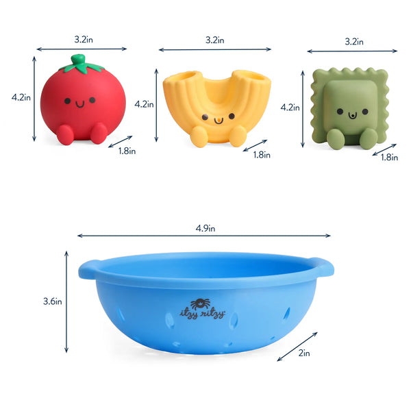 Pasta Itzy Splash Pals™ - Bath + Water Toy Itzy Ritzy Lil Tulips