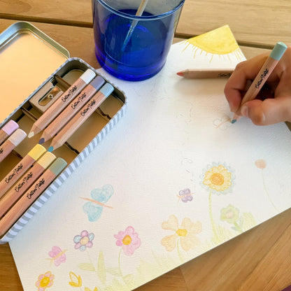 Pastel Mix Watercolour Pencils Set Cotton Twist Lil Tulips