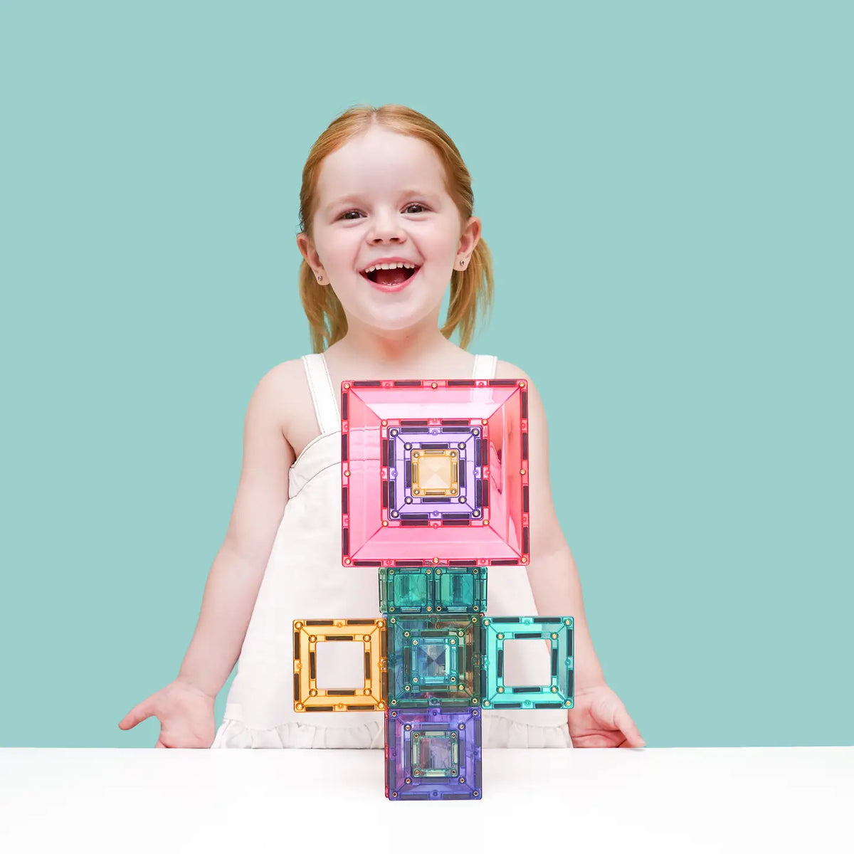 Pastel Portal Pack 48 pieces Connetix Lil Tulips