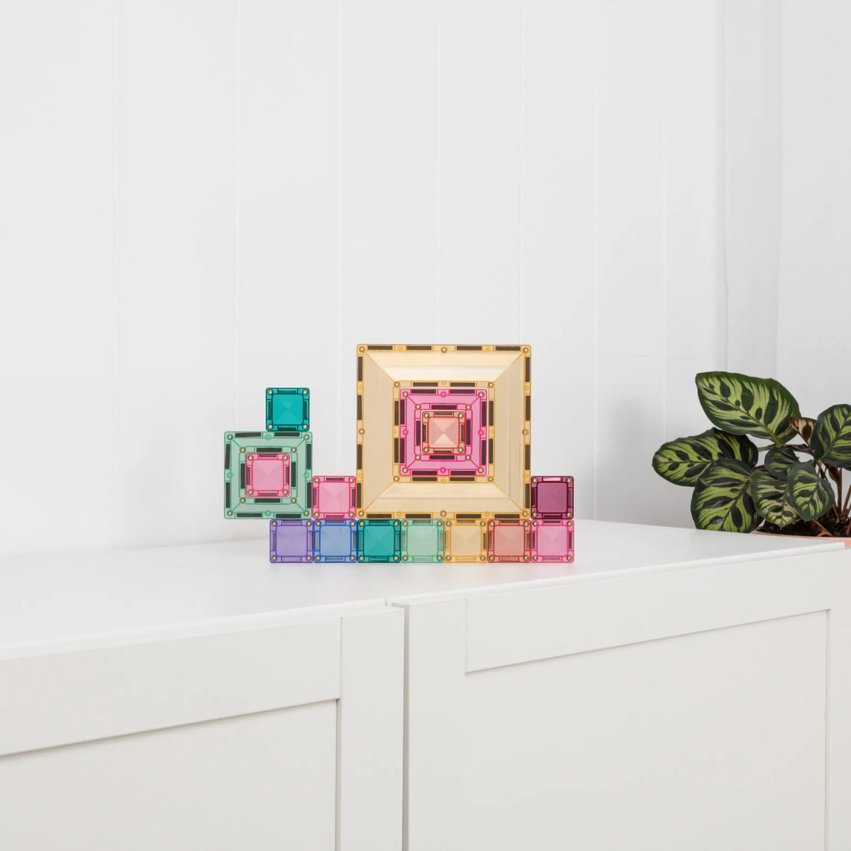 Pastel Portal Pack 48 pieces Connetix Lil Tulips