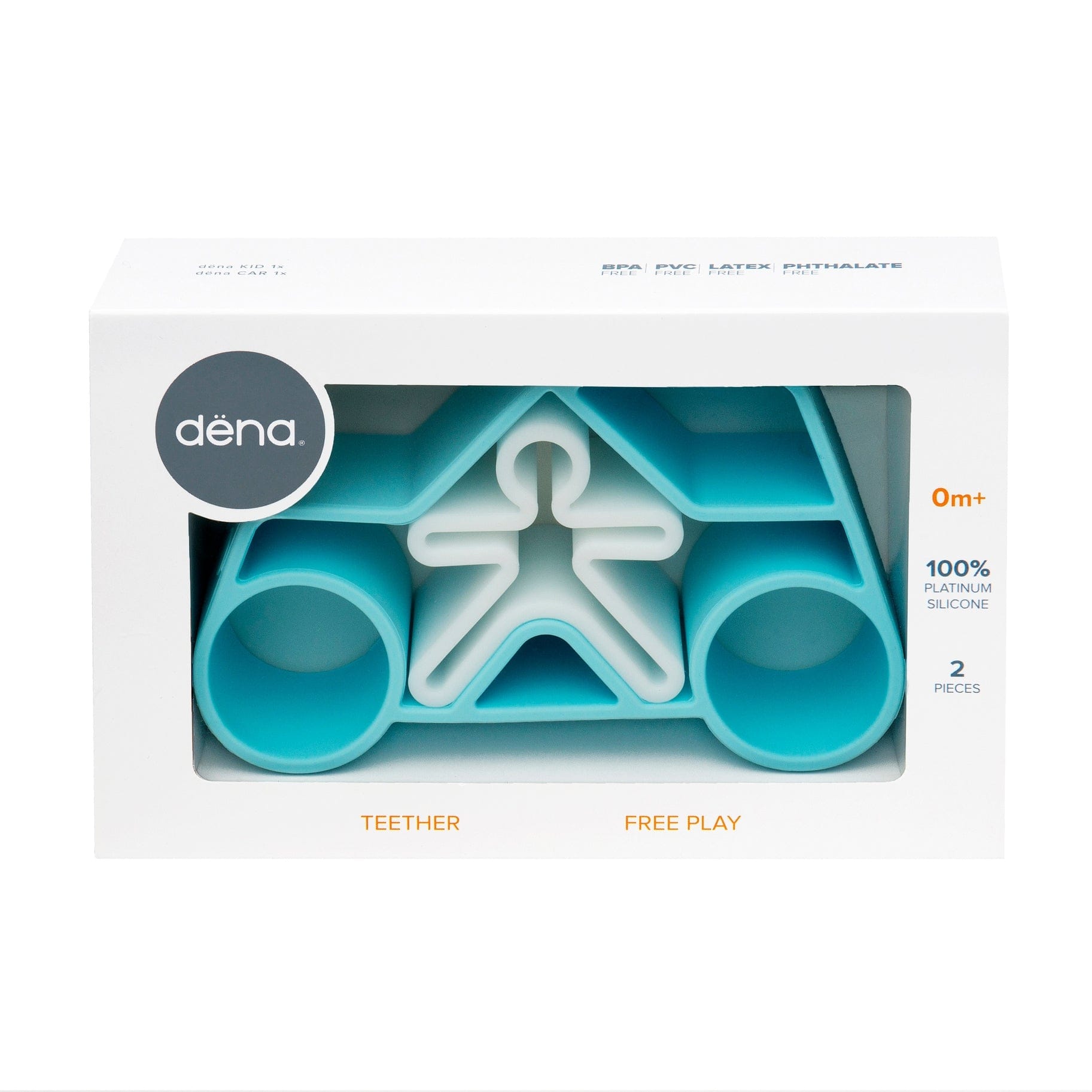 Pastel Silicone Car & Kid - Blue Dena Final Sale Lil Tulips