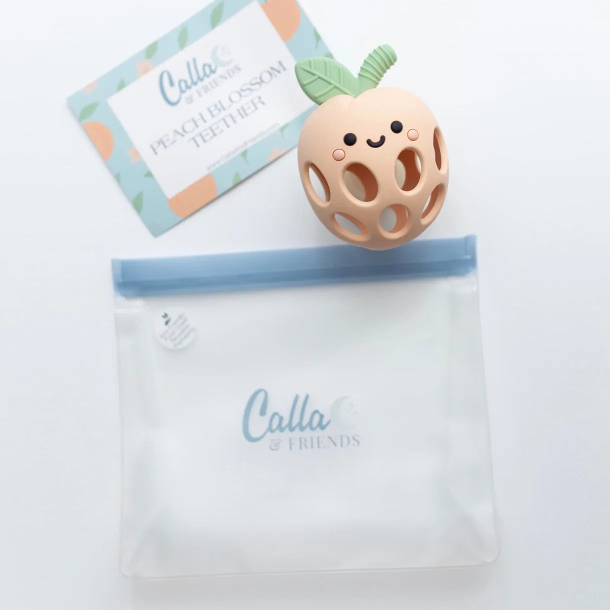 Peach Blossom Teether Calla & Friends Lil Tulips