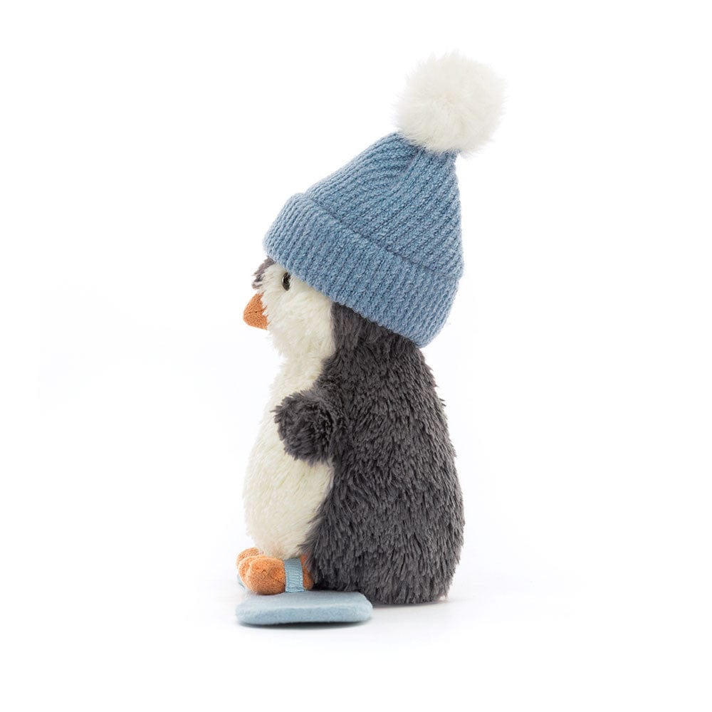Peanut Penguin Snowboarding Small JellyCat Stuffed Animals Lil Tulips