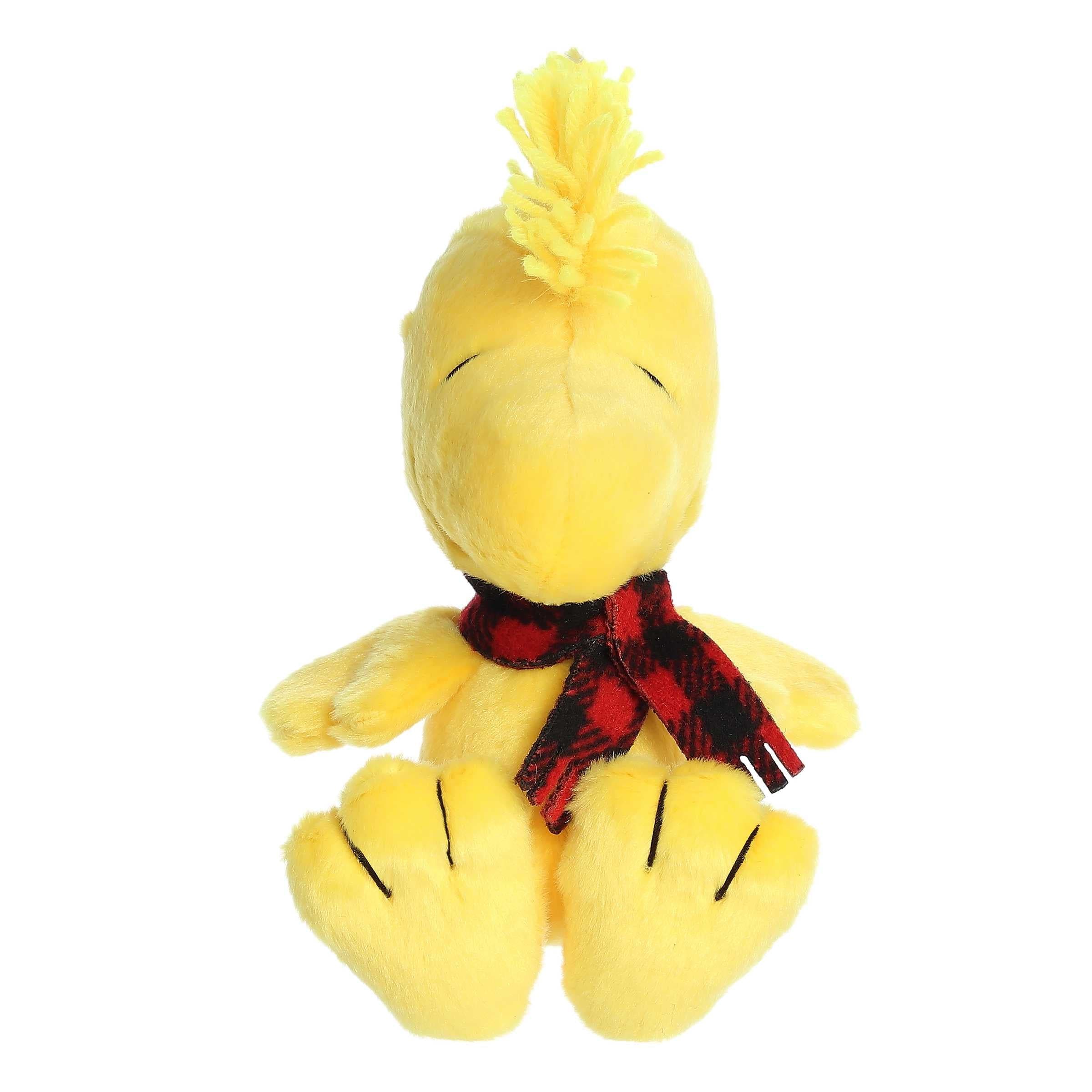 Peanuts® - 6" Winter Plaid Woodstock Aurora Lil Tulips
