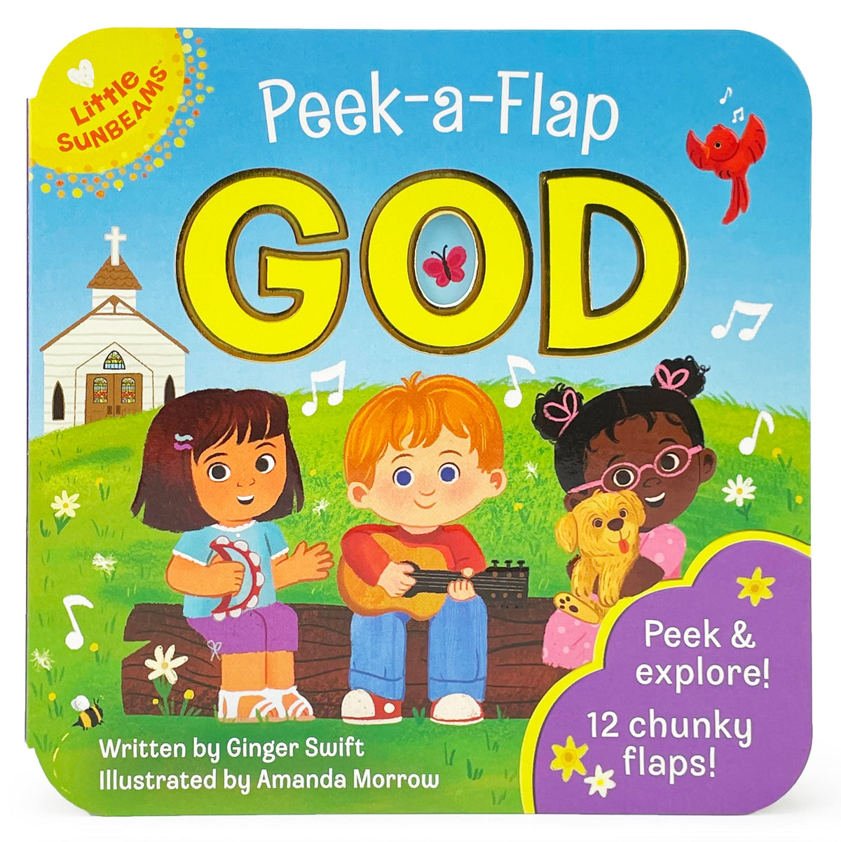 Peek-A-Flap God Board Book Cottage Door Press Lil Tulips