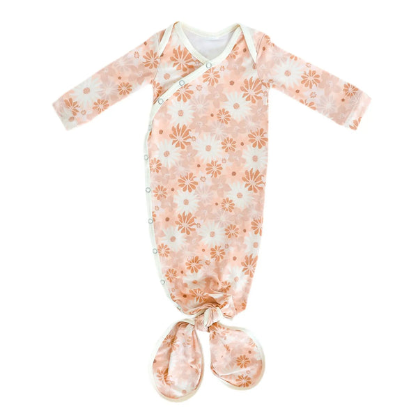 Penny Newborn Knotted Gown Copper Pearl Lil Tulips