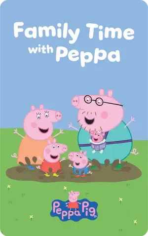 Peppa Pig: Family Time with Peppa - Audiobook Card Yoto Lil Tulips