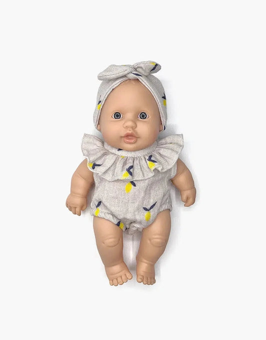 Peque Doll Greta Set in Citron Minikane Lil Tulips