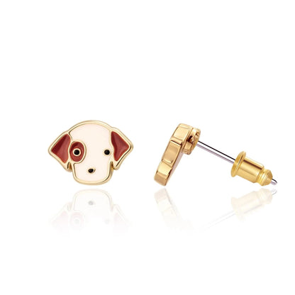 Perky Puppy Cutie Stud Earrings Girl Nation Bracelets Lil Tulips