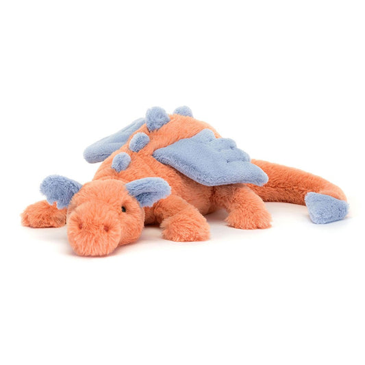 Persimmon Dragon Large JellyCat Lil Tulips
