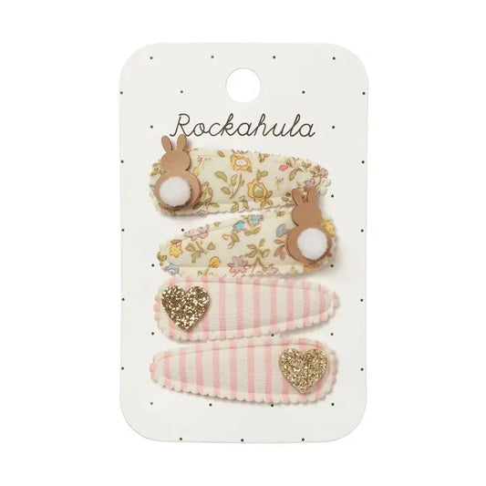 Petal Bunny Fabric Clip Set Rockahula Kids Lil Tulips