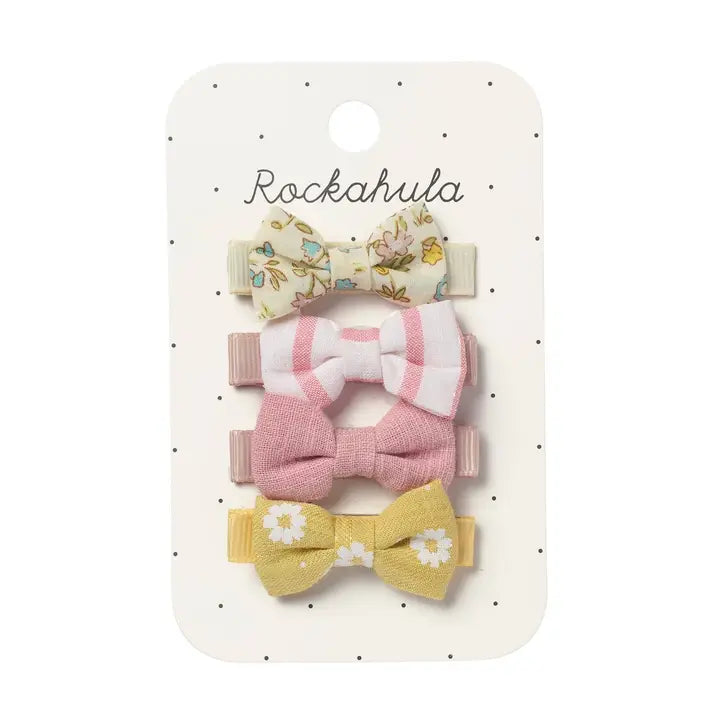 Petal Mini Bow Clip Set Rockahula Kids Lil Tulips