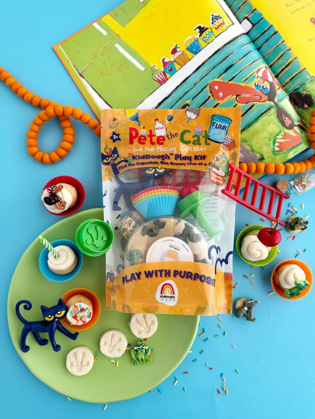 Pete the Cat KidDough Play Kit Earth Grown KidDoughs Lil Tulips