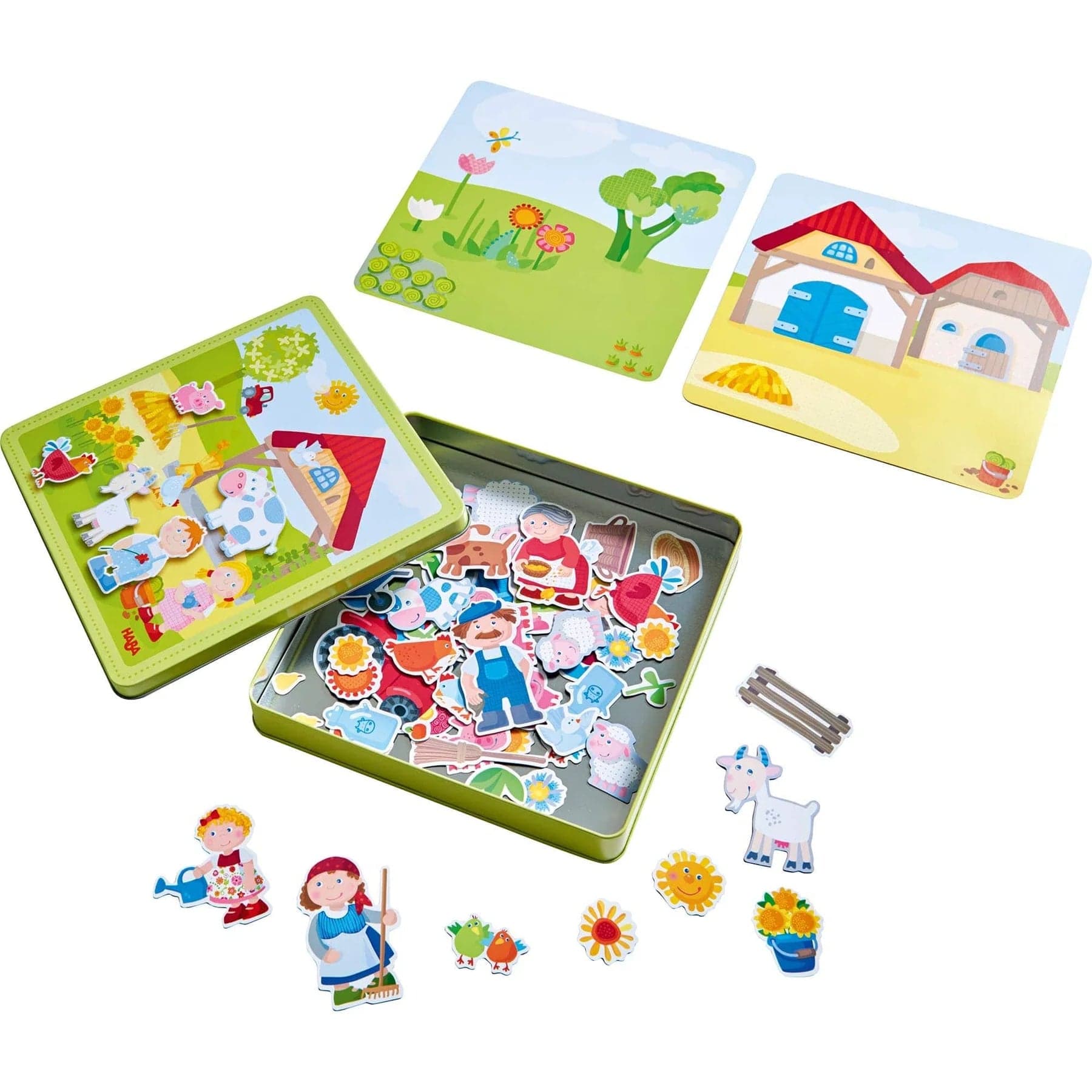 Peter and Pauline's Farm Magnetic Game haba Lil Tulips