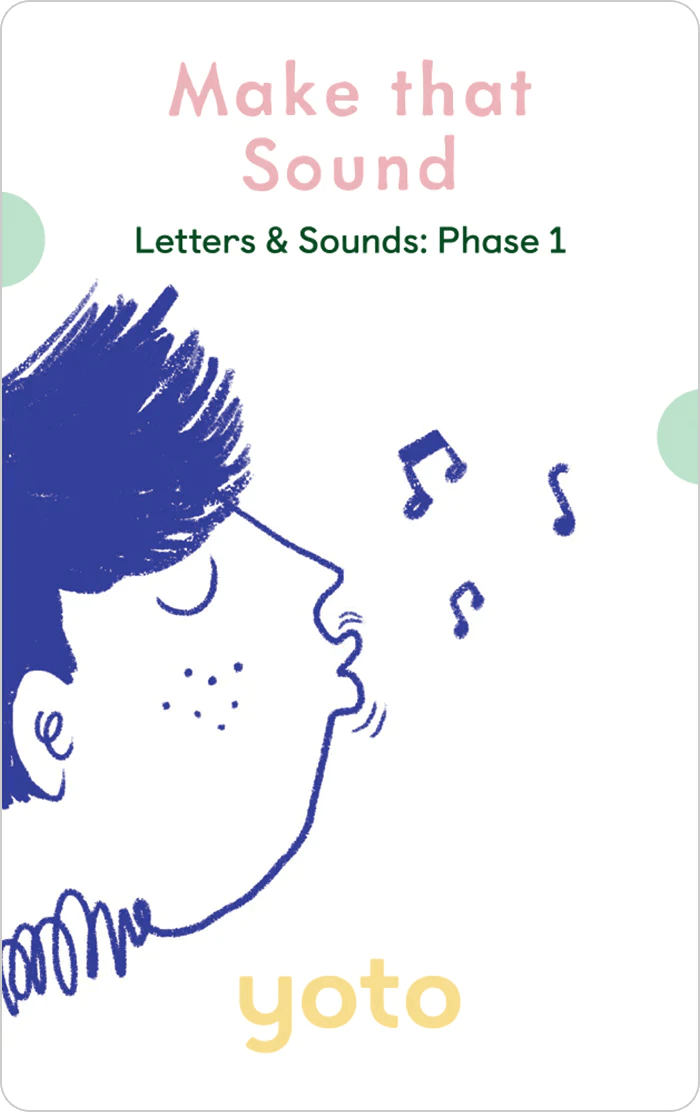 Phonics: Letters & Sounds: Phase 1 - 7 Audiobook Cards Yoto Lil Tulips