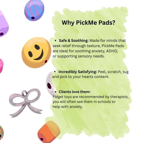 Picking Pad Fidget - Iceberg PickMe Pads Lil Tulips