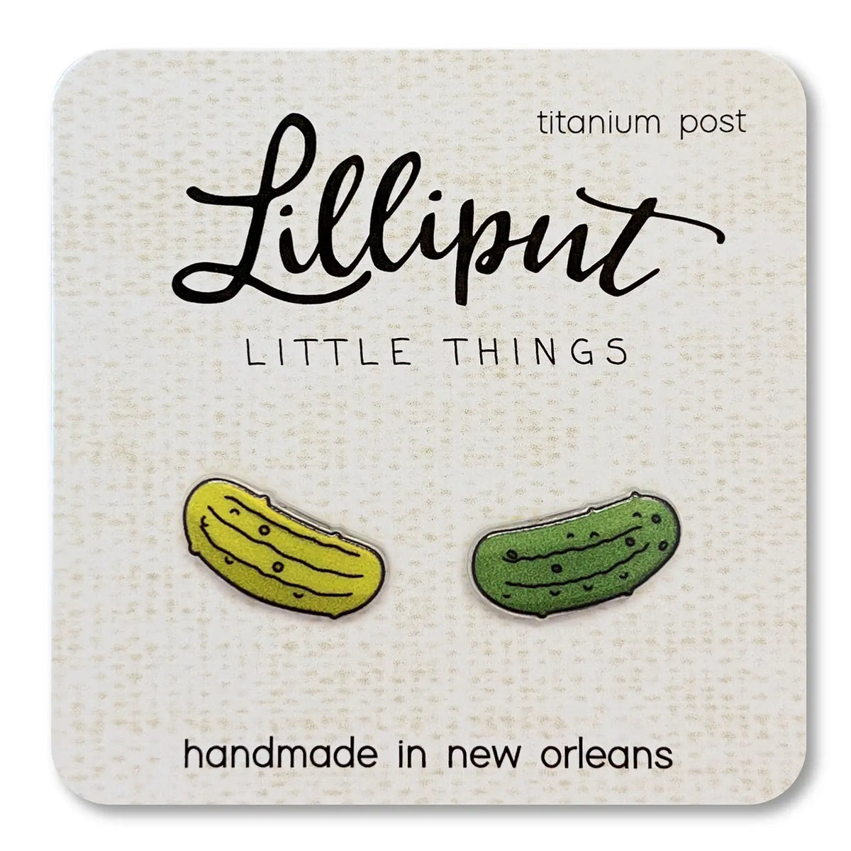 Pickle Earrings Lilliput Little Things Lil Tulips