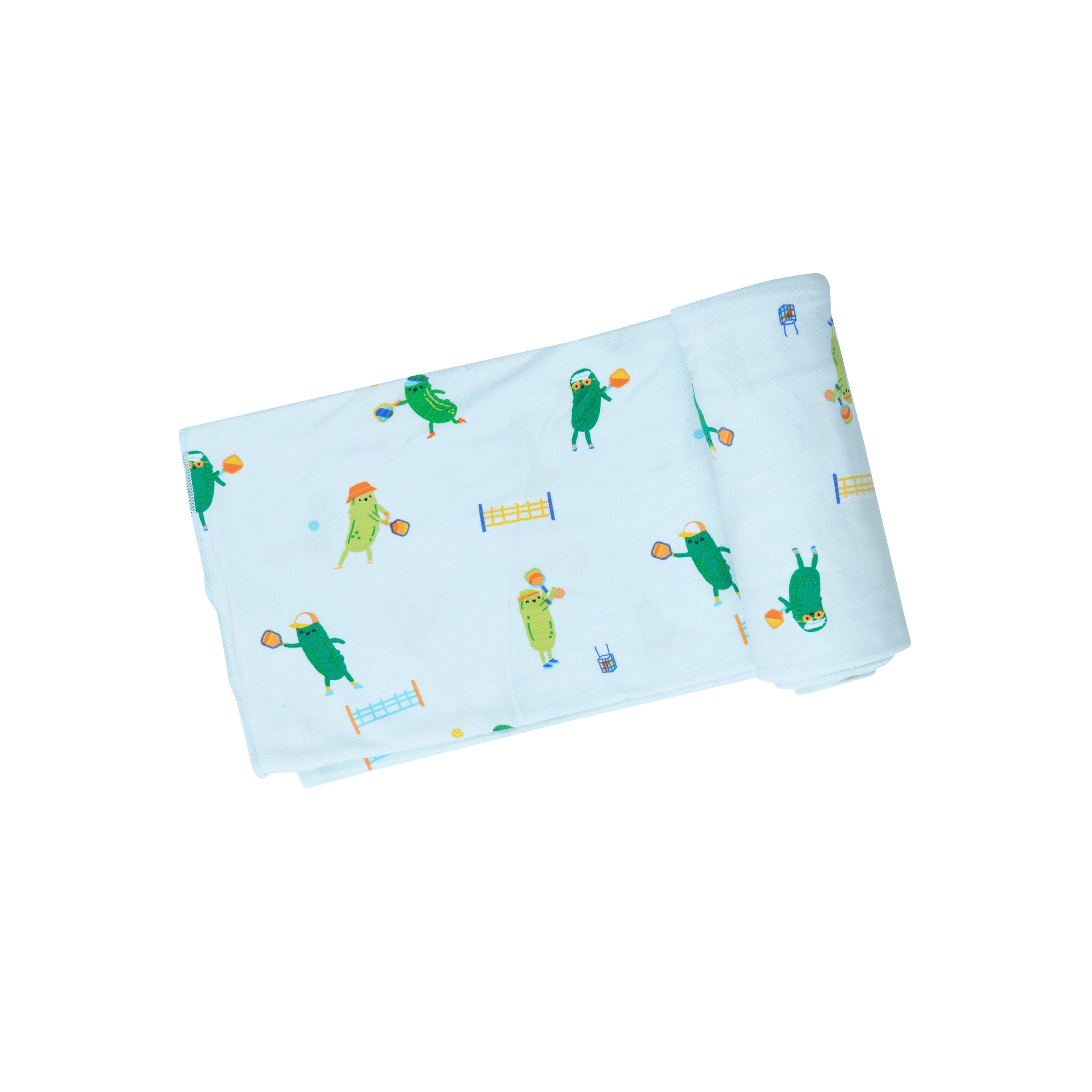 Pickleball Pickles Stretch Swaddle Blanket Angel Dear