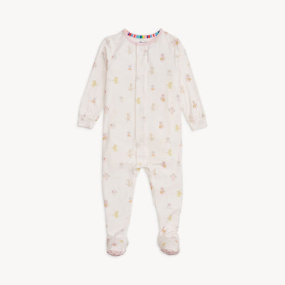Pink Baby Beats Modal Footie Magnetic Me Lil Tulips