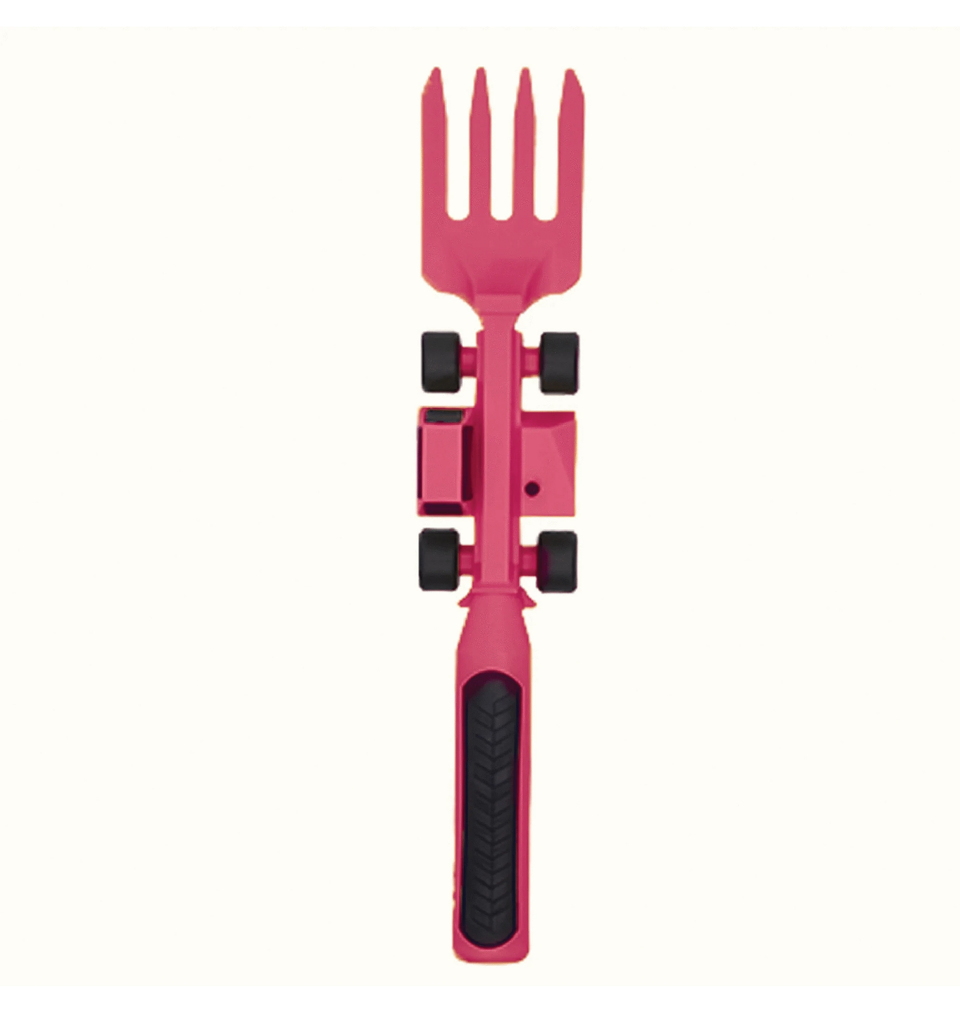 Pink Construction Utensils (Limited Edition) Fork Lift Fork Constructive Eating Lil Tulips