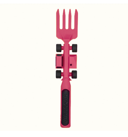 Pink Construction Utensils (Limited Edition) Fork Lift Fork Constructive Eating Lil Tulips