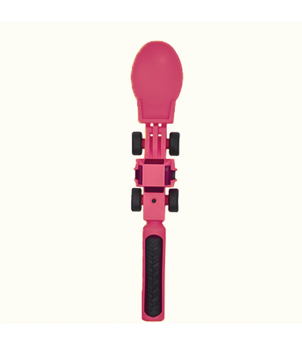 Pink Construction Utensils (Limited Edition) Front Loader Spoon Constructive Eating Lil Tulips