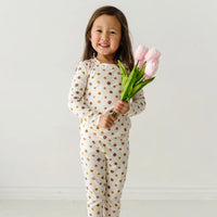 Pink Daisies Two-Piece Set Brave Little Ones Lil Tulips