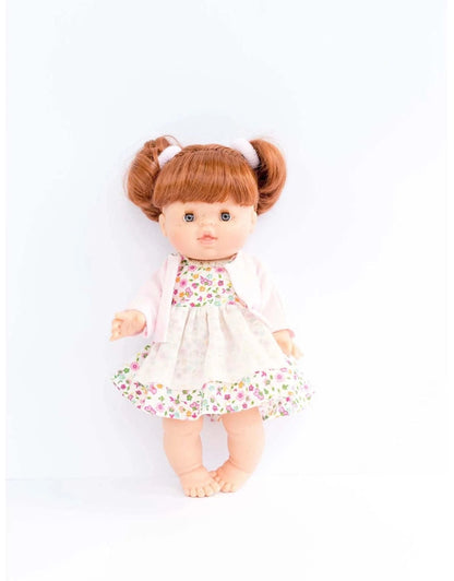 Pink Floral Dress and Jacket Gordis Doll Clothing Paola Reina Dolls Lil Tulips