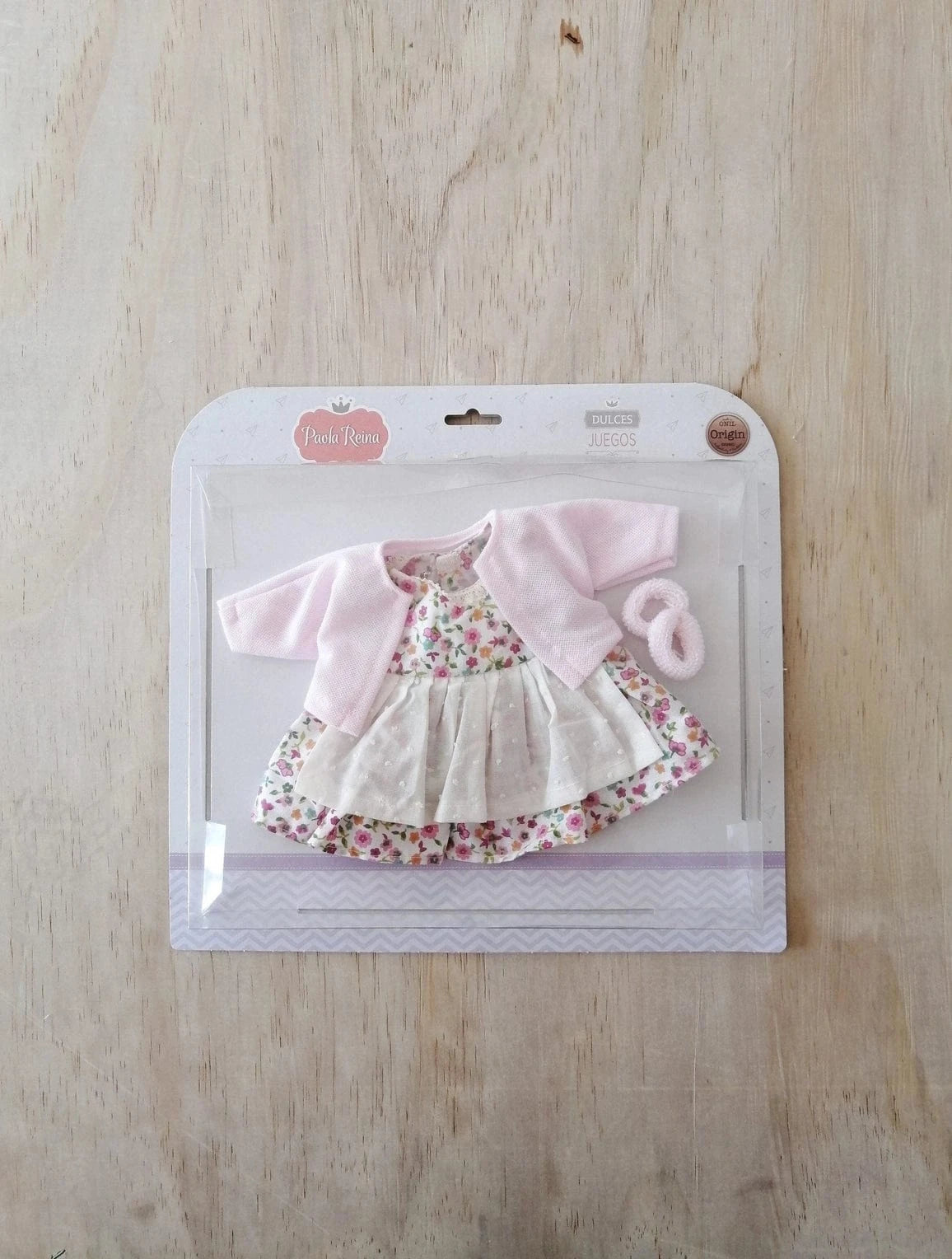 Pink Floral Dress and Jacket Gordis Doll Clothing Paola Reina Dolls Lil Tulips