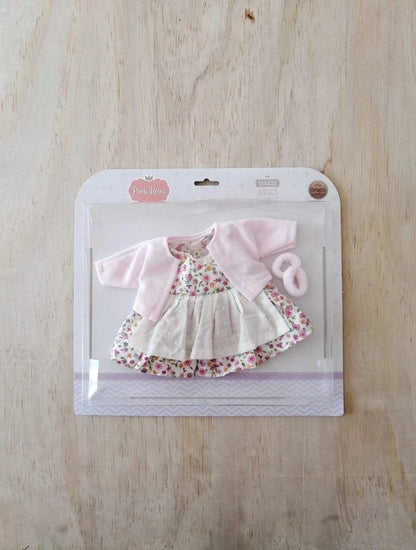Pink Floral Dress and Jacket Gordis Doll Clothing Paola Reina Dolls Lil Tulips