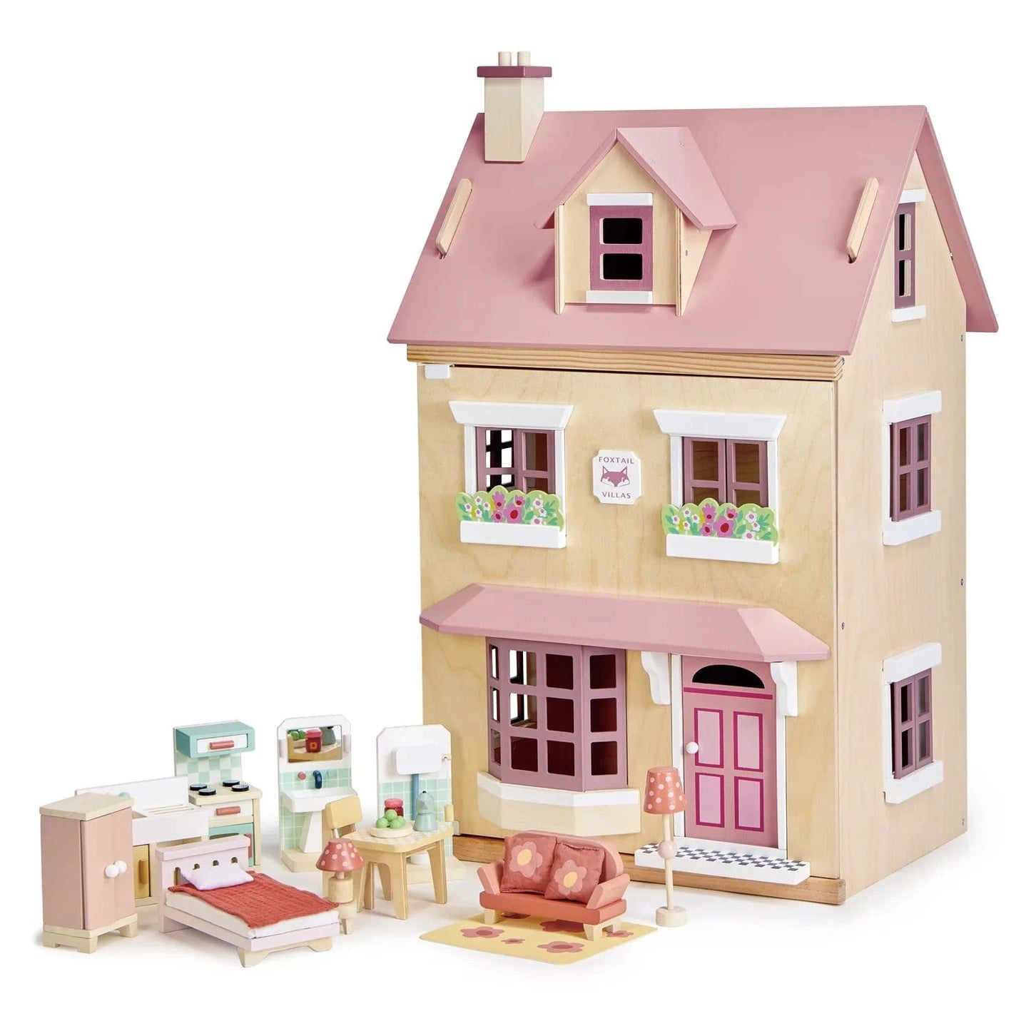 Pink Foxtail Villa Dollhouse Tender Leaf Lil Tulips
