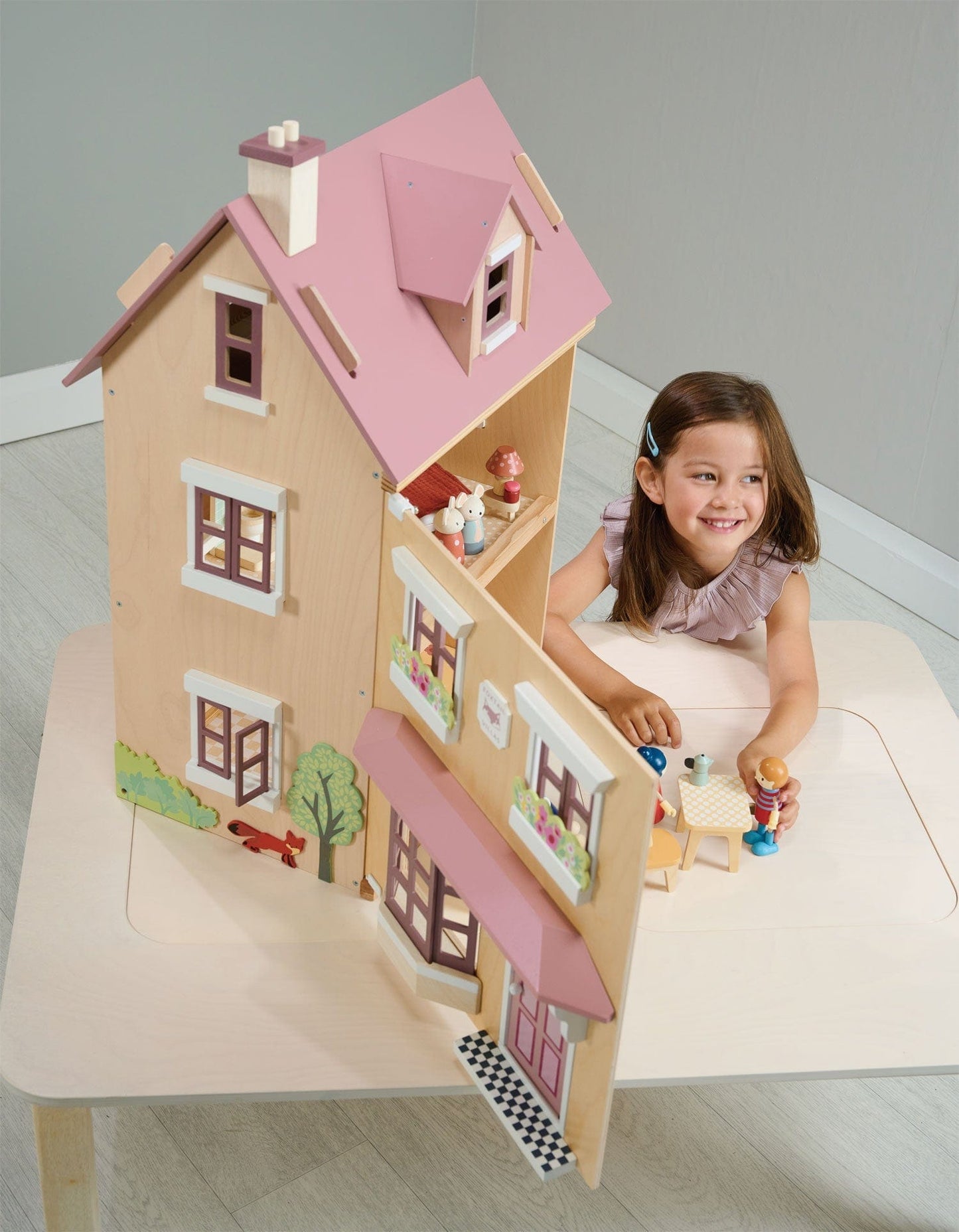 Pink Foxtail Villa Dollhouse Tender Leaf Lil Tulips