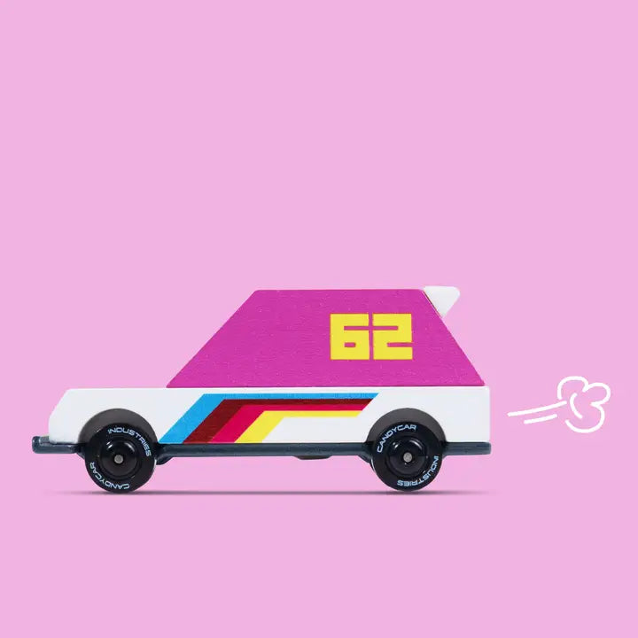 Pink Racer 62 Toons™ Car CandyLab Lil Tulips