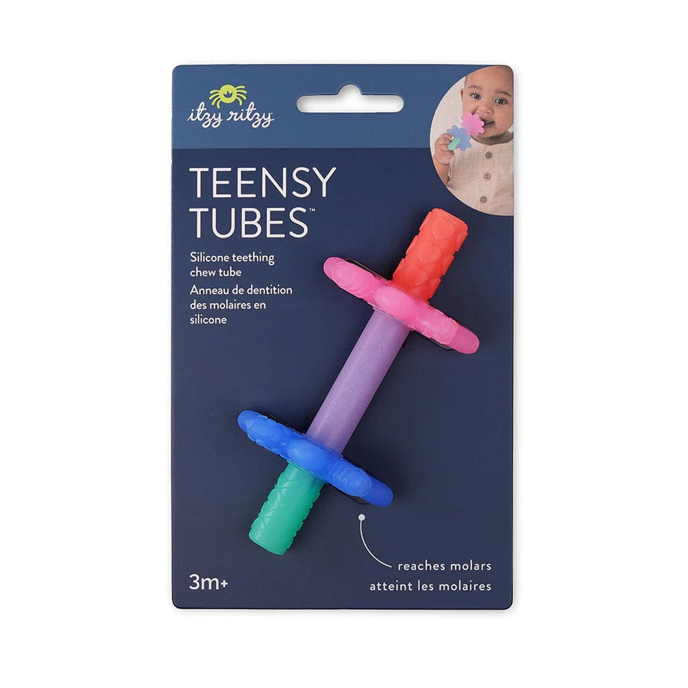 Pink Rainbow Teensy Tube™ Teether Itzy Ritzy Lil Tulips