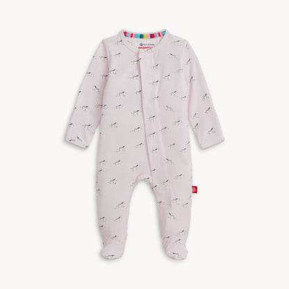 Pink Savannah Plains Modal Footie Magnetic Me Lil Tulips