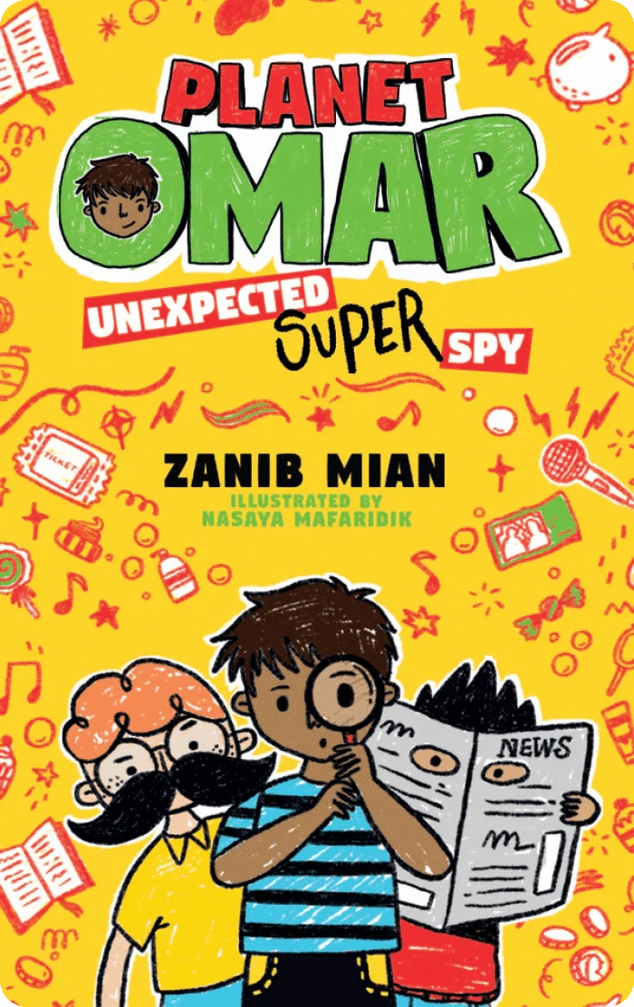 Planet Omar: Unexpected Super Spy - Audiobook Card Yoto Lil Tulips