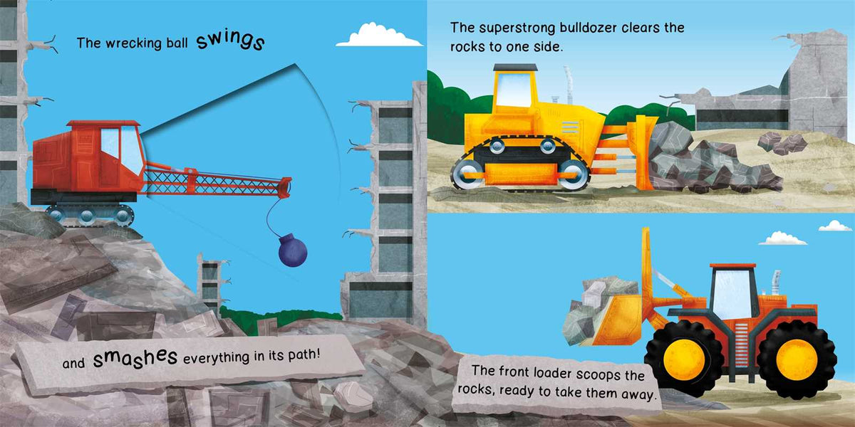 Play-Along Board Book - Diggers Simon & Schuster Lil Tulips