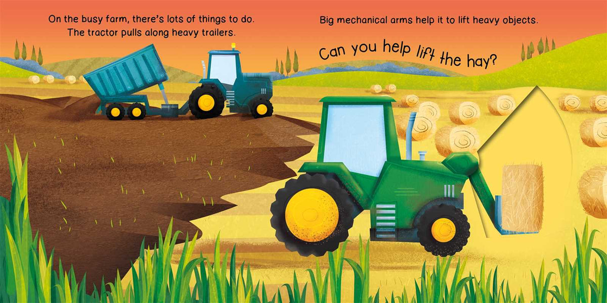 Play-Along Board Book - Tractors Simon & Schuster Lil Tulips