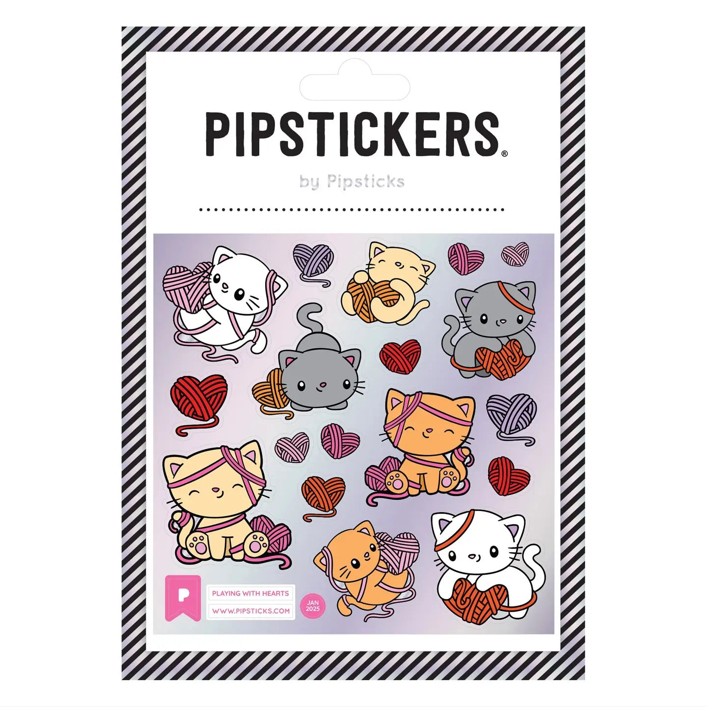 Playing with Hearts Stickers Pipsticks Lil Tulips