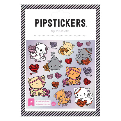 Playing with Hearts Stickers Pipsticks Lil Tulips