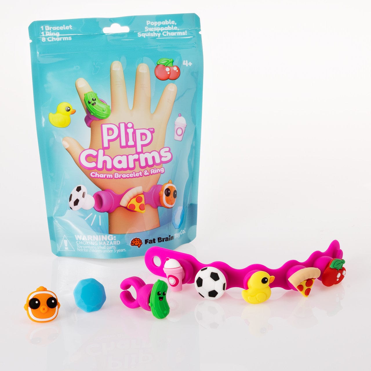 Plip Charms Pink Fat Brain Toys Lil Tulips