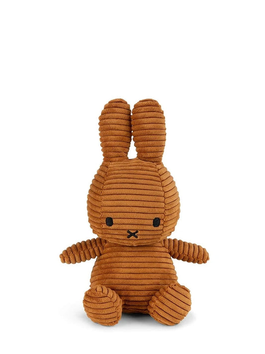 Plush Corduroy Miffy Sitting - Cinnamon - 9" Bon Ton Toys Lil Tulips