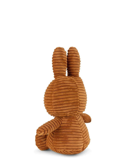 Plush Corduroy Miffy Sitting - Cinnamon - 9" Bon Ton Toys Lil Tulips