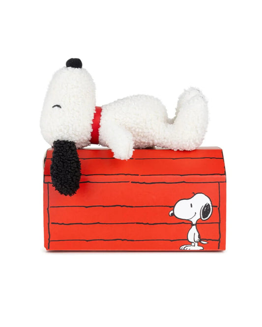 Plush PEANUTS SNOOPY ECO Tiny Teddy Cream in giftbox 7" Bon Ton Toys Lil Tulips