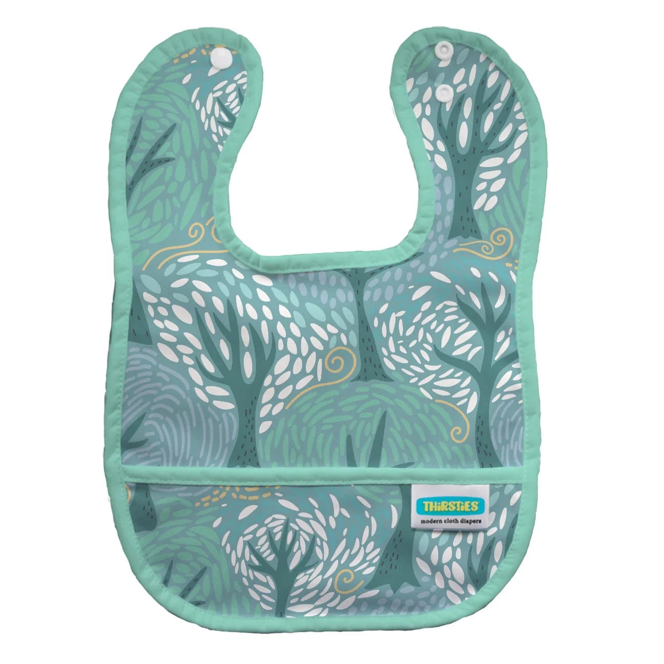 Pocket Bib - Breezy Thirsties Bibs Lil Tulips